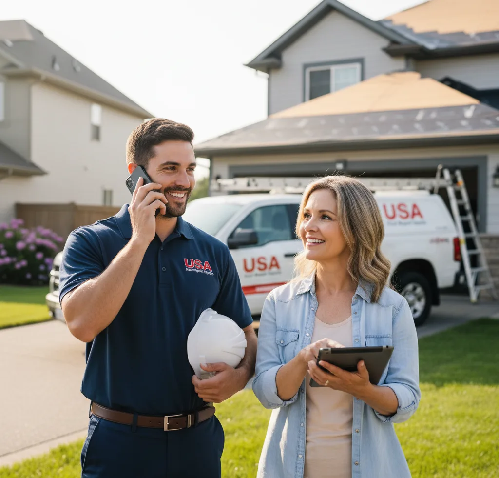 USA Roof Repair Experts customer support in Ringgold